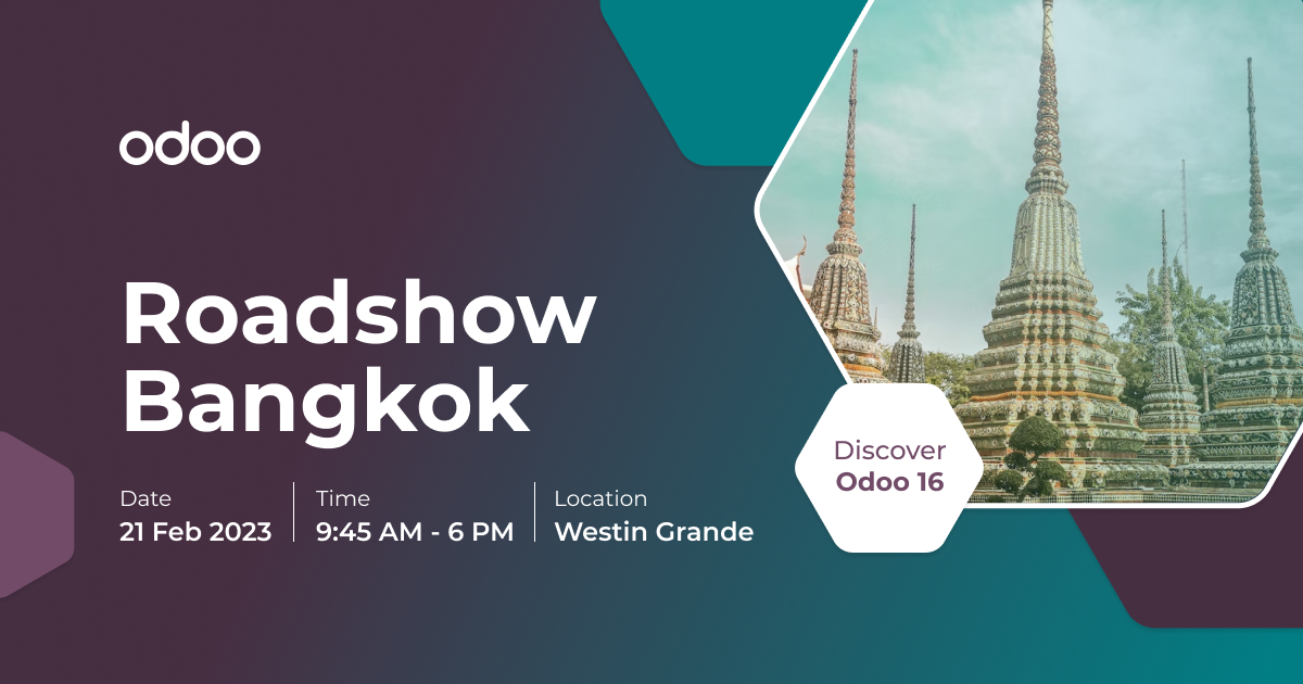 AHT Tech is trusted partner at Odoo Roadshow in Bangkok this February