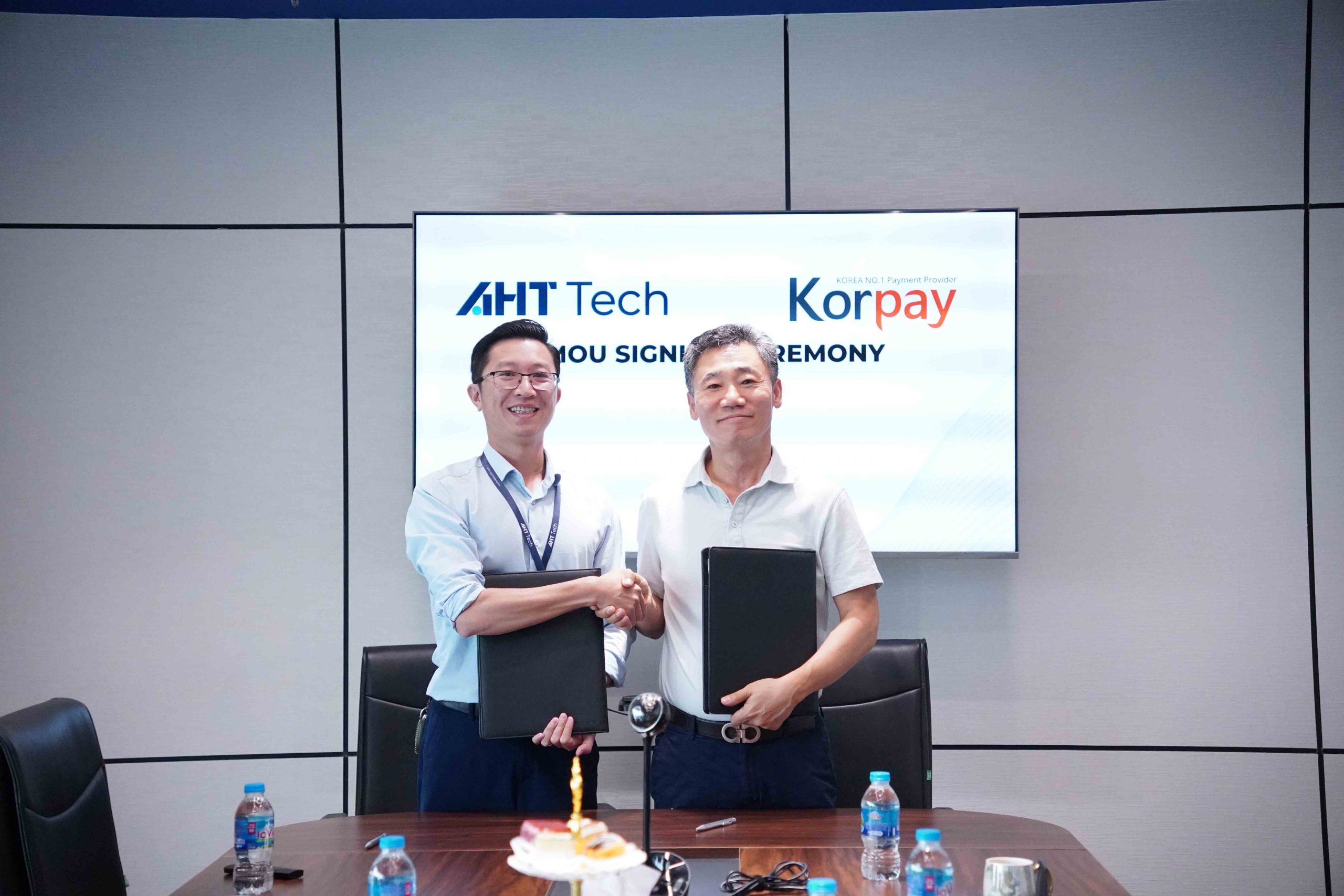 AHT TECH and KORPAY Sign MOU for Business Operations and Expansion