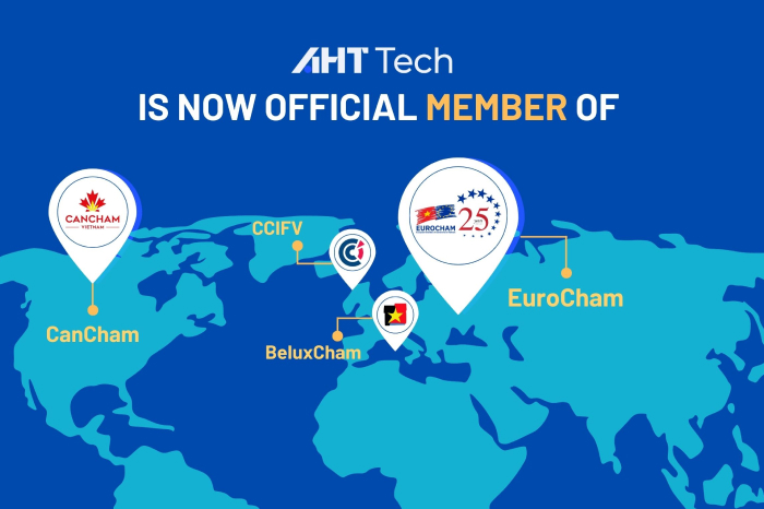 AHT Tech Is Named A Member Of CanCham, EuroCham, CCIFV & BeluxCham