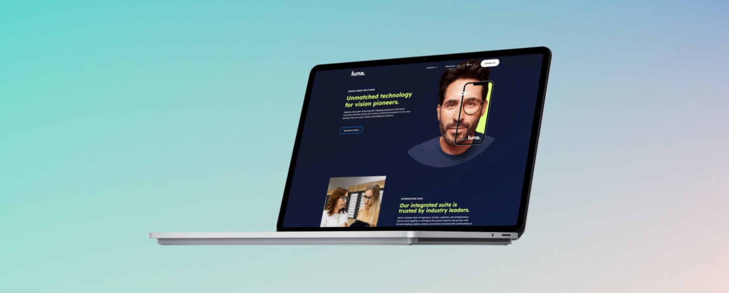 Luna - Shopify Website Development for a dynamic eyewear brand