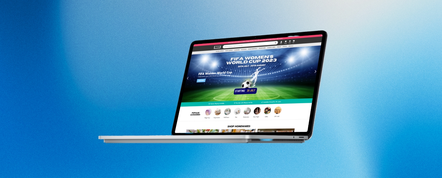 The Base Warehouse - Website Development for a well-known retail business