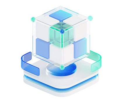 Cloud server and app development illustration