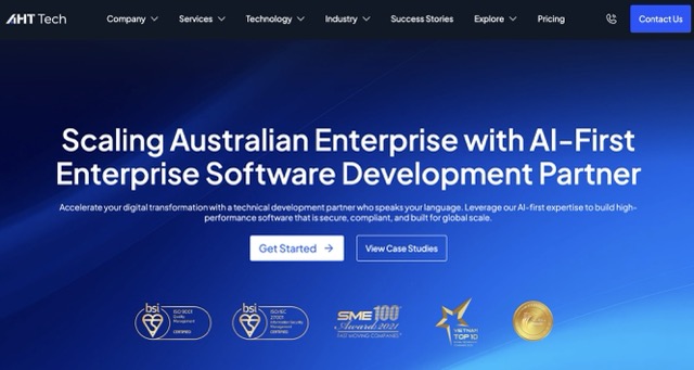AHT Tech app development company in Australia