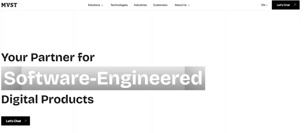 app development companies MVST